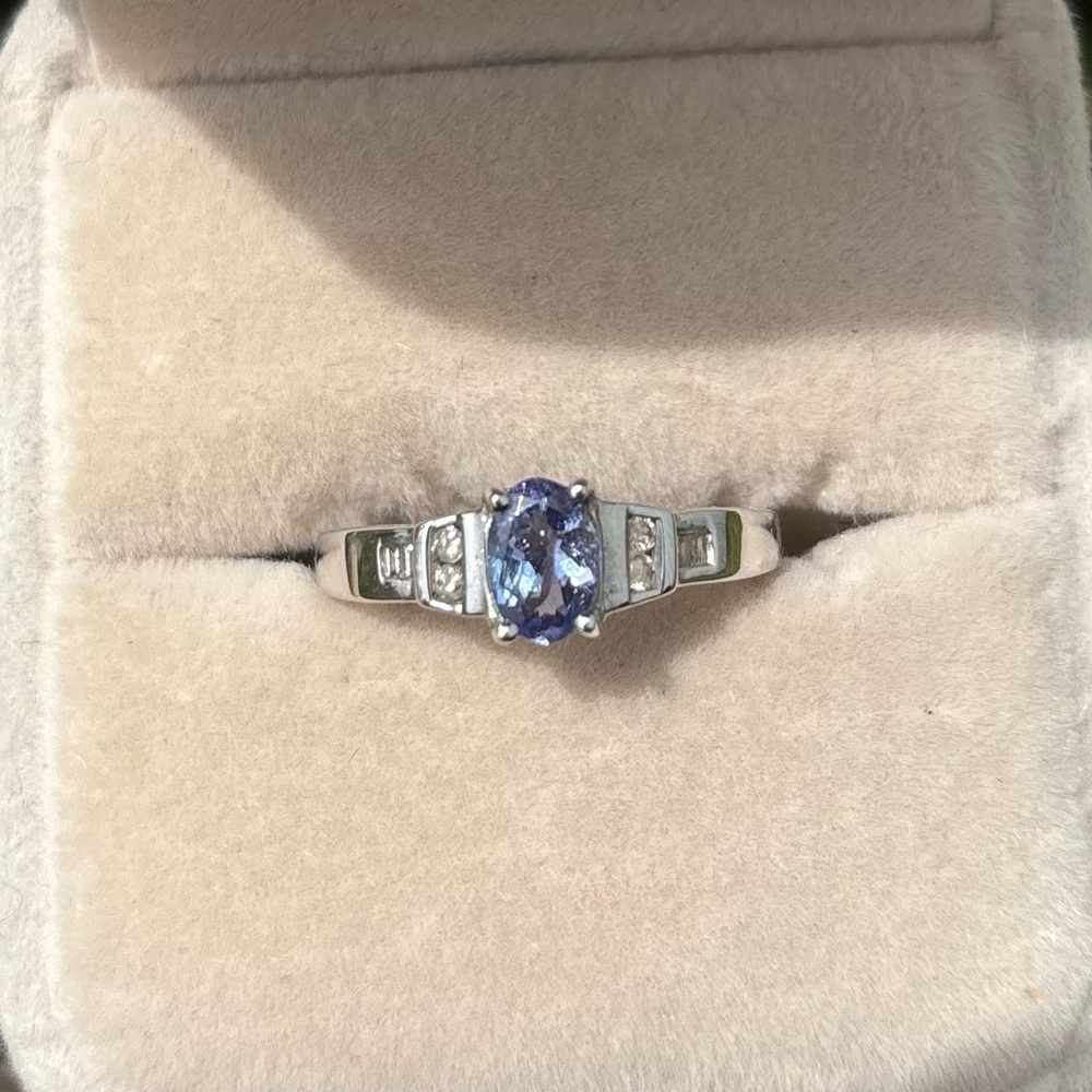 Diamond Tanzanite 14K Gold Ring